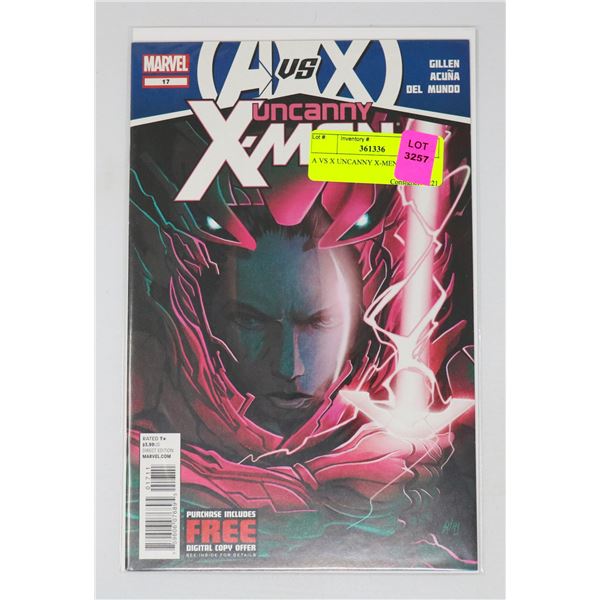 A VS X UNCANNY X-MEN #17