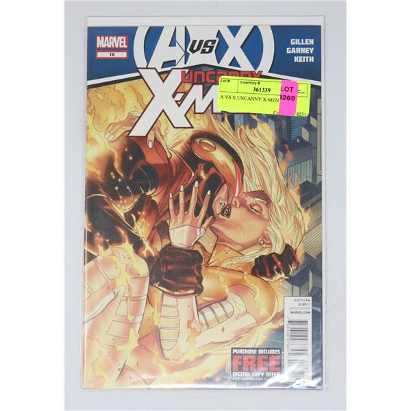 A VS X UNCANNY X-MEN #18