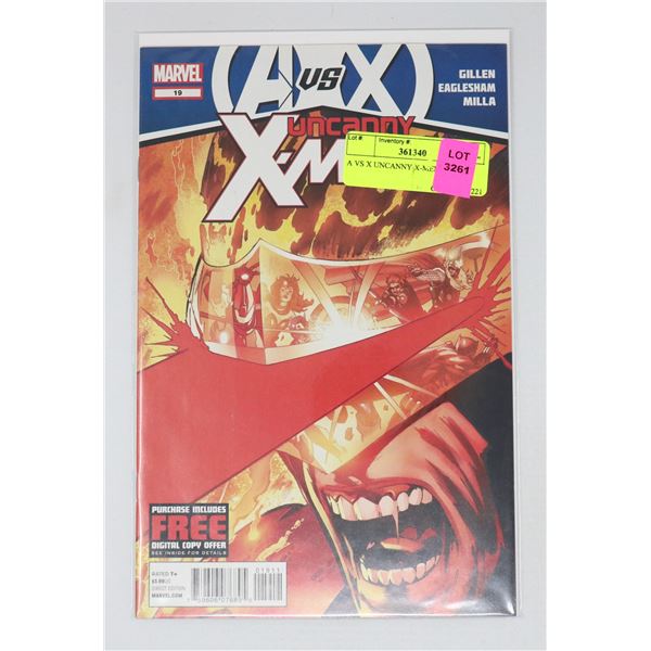 A VS X UNCANNY X-MEN #19
