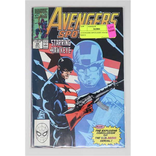 AVENGERS SPOTLIGHT #34 KEY ISSUE