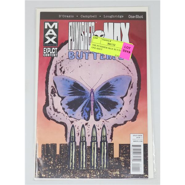 THE PUNISHER MAX BUTTERFLY ONE-SHOT