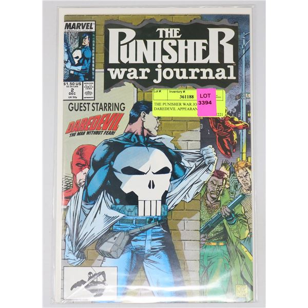 THE PUNISHER WAR JOURNAL #2 DAREDEVIL APPEARANCE