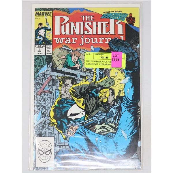 THE PUNISHER WAR JOURNAL #3 DAREDEVIL APPEARANCE