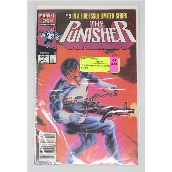 THE PUNISHER #5 OF 5 IN MINI SERIES