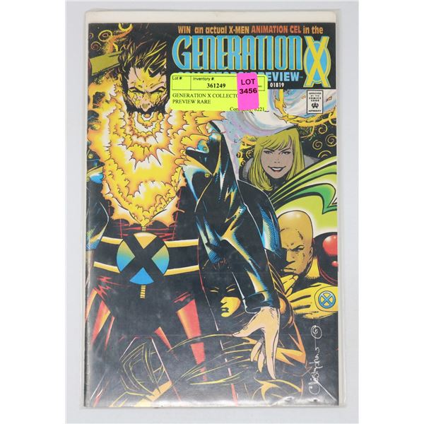 GENERATION X COLLECTOR'S PREVIEW RARE