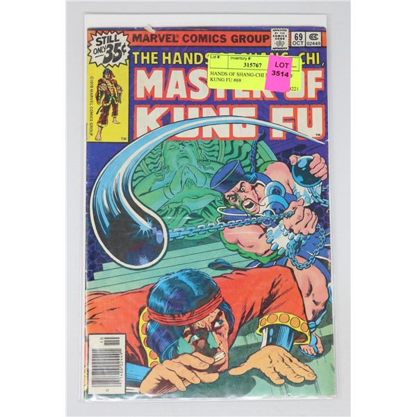 HANDS OF SHANG-CHI MASTER OF KUNG FU #69