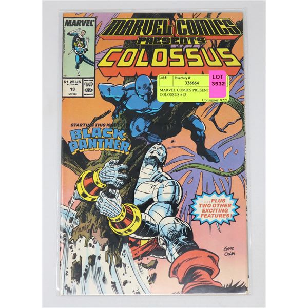MARVEL COMICS PRESENTS COLOSSUS #13