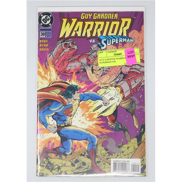 GUY GARDNER WARRIOR VS SUPERMAN #30