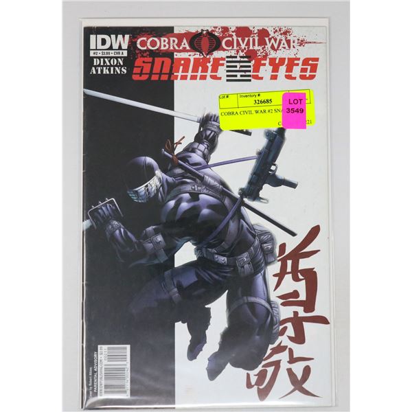 COBRA CIVIL WAR #2 SNAKE EYES