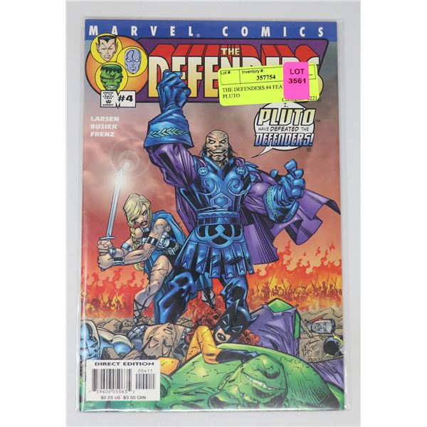 THE DEFENDERS #4 FEATURING PLUTO