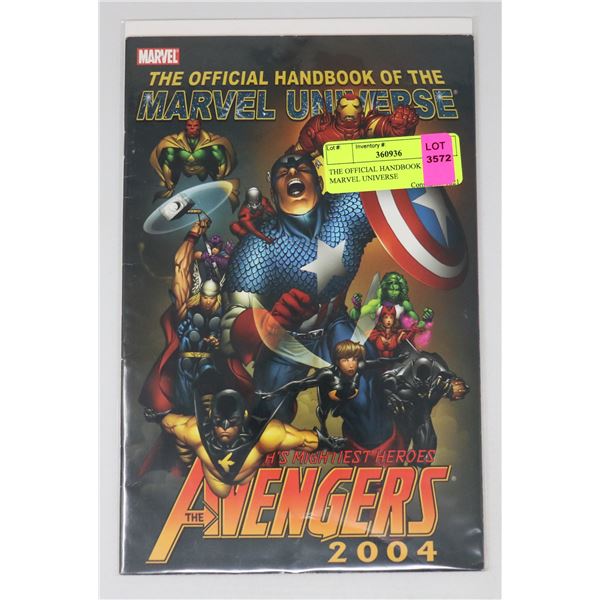 THE OFFICIAL HANDBOOK OF THE MARVEL UNIVERSE