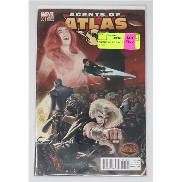 AGENTS OF ATLAS #1 VARIANT ISSUE