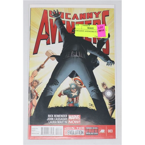 UNCANNY AVENGERS #3 KEY ISSUE