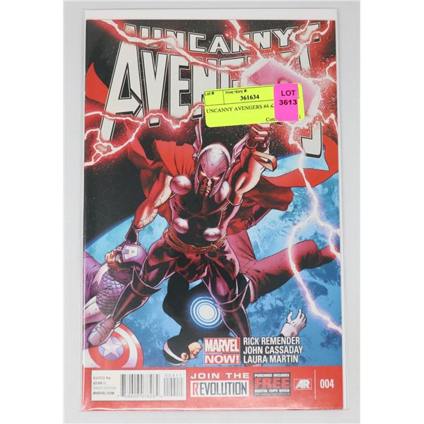 UNCANNY AVENGERS #4 KEY ISSUE
