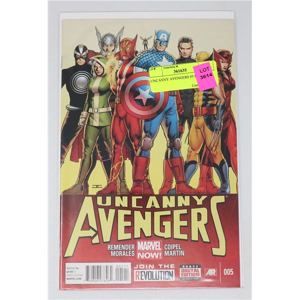 UNCANNY AVENGERS #5 KEY ISSUE
