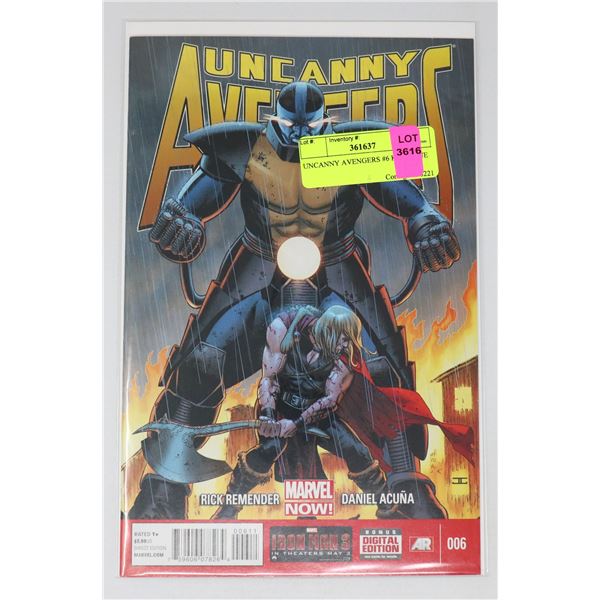 UNCANNY AVENGERS #6 KEY ISSUE