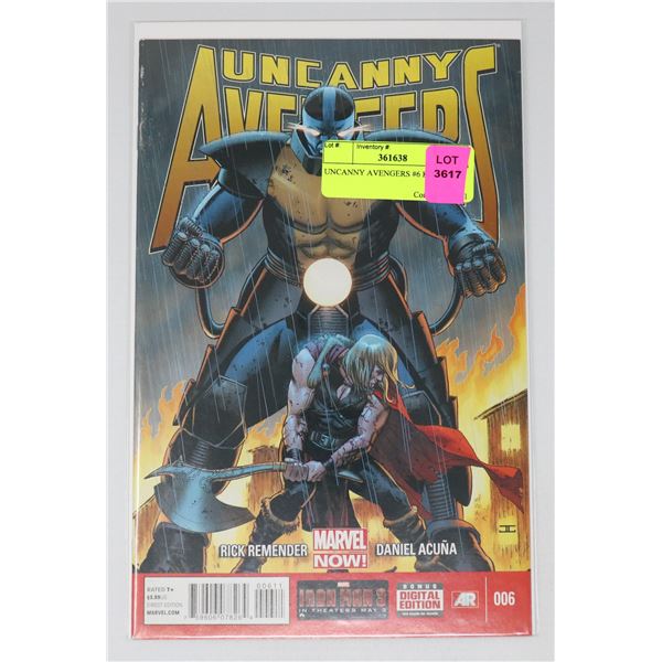 UNCANNY AVENGERS #6 KEY ISSUE
