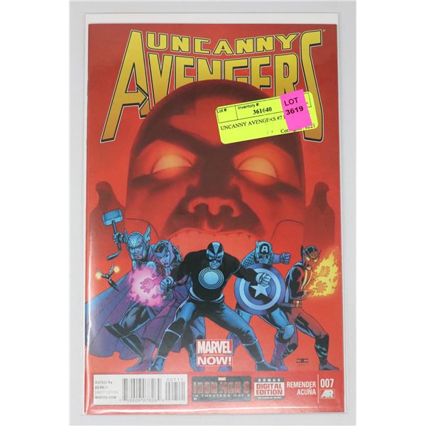 UNCANNY AVENGERS #7 KEY ISSUE