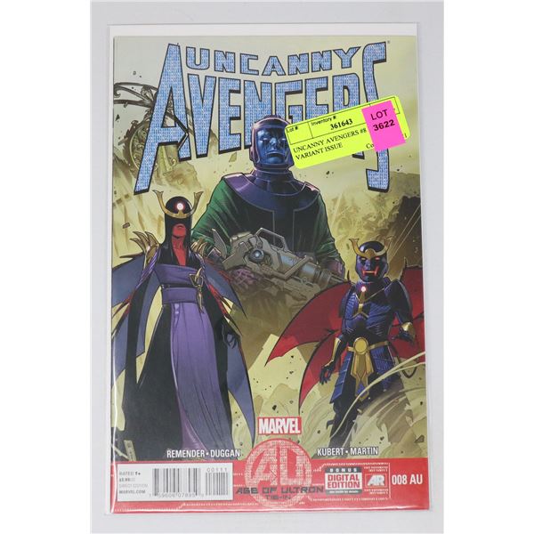 UNCANNY AVENGERS #8 KEY VARIANT ISSUE