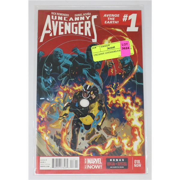 UNCANNY AVENGERS #18 KEY ISSUE
