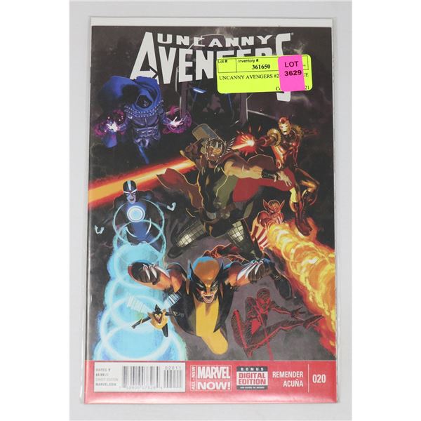 UNCANNY AVENGERS #20 KEY ISSUE