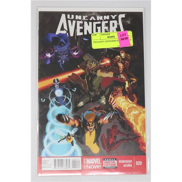 UNCANNY AVENGERS #20 KEY ISSUE