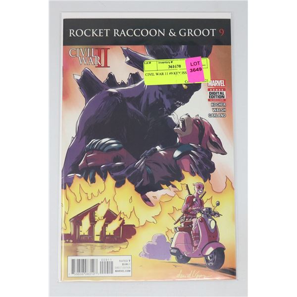 CIVIL WAR 11 #9 KEY ISSUE