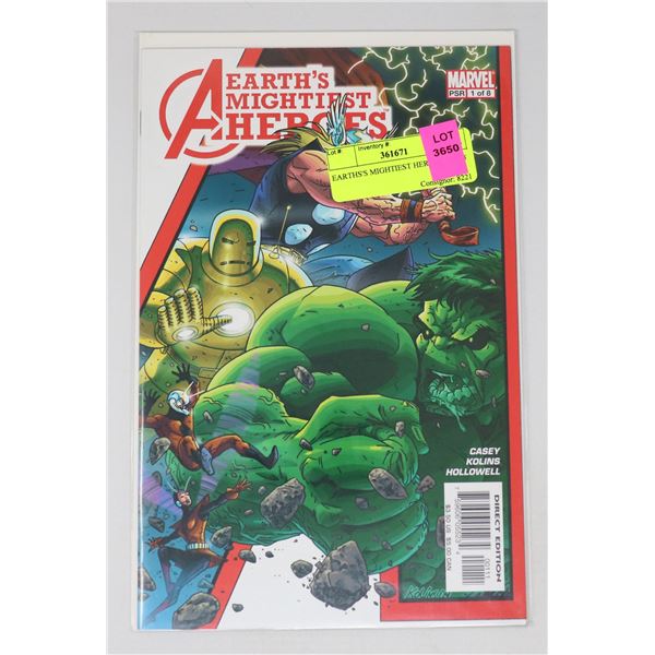 EARTHS'S MIGHTIEST HEROES 1 OF 8
