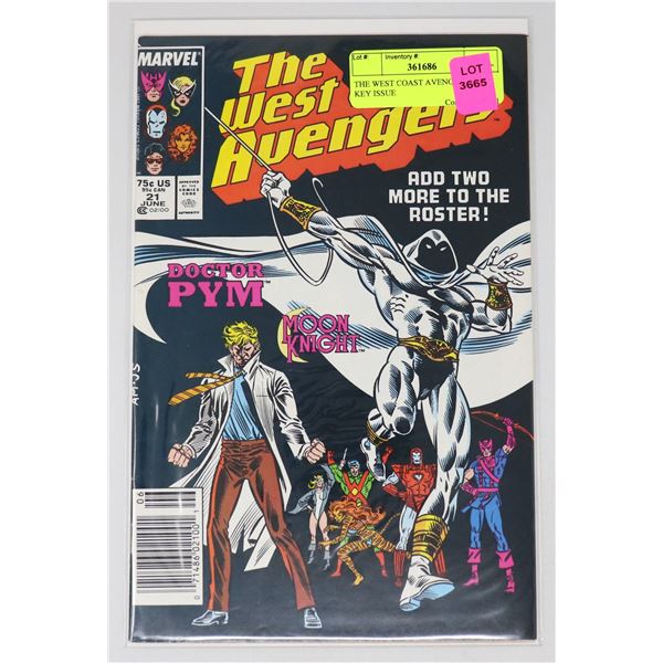 THE WEST COAST AVENGERS #21 KEY ISSUE