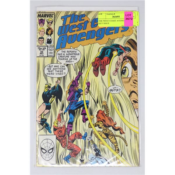 THE WEST COAST AVENGERS #32 KEY ISSUE