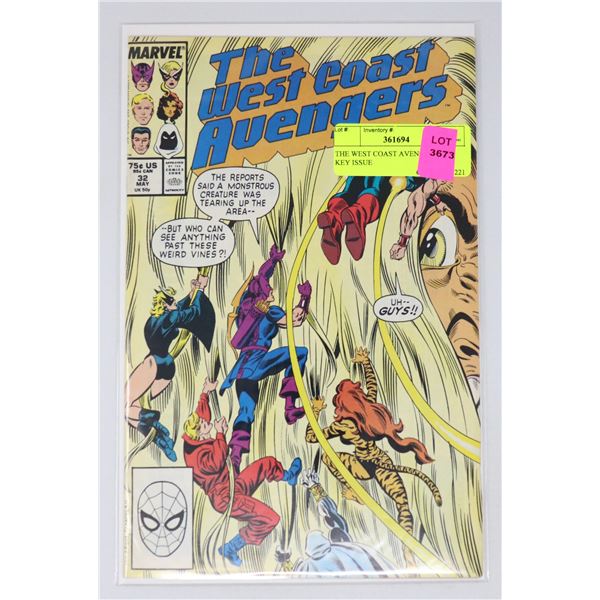 THE WEST COAST AVENGERS #32 KEY ISSUE