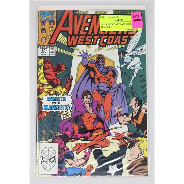 THE WEST COAST AVENGERS #60 KEY ISSUE