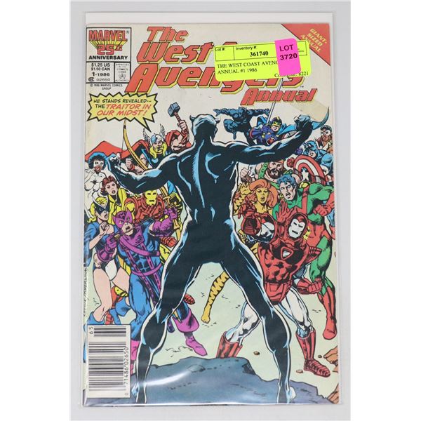 THE WEST COAST AVENGERS ANNUAL #1 1986