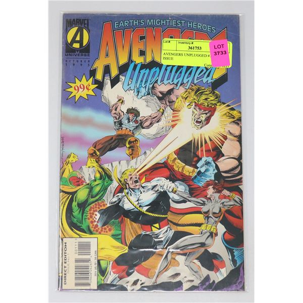 AVENGERS UNPLUGGED #1 KEY ISSUE