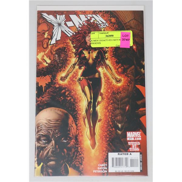 X-MEN LEGACY #211 KEY ISSUE PHOENIX