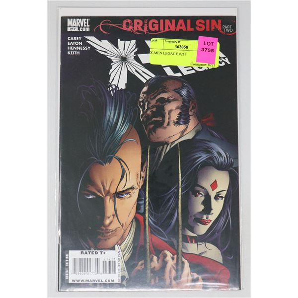 X-MEN LEGACY #217