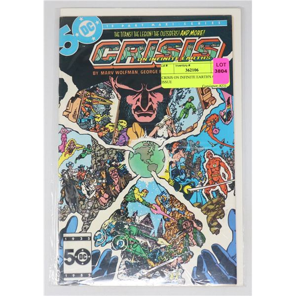 CRISIS ON INFINITE EARTH'S #3 KEY ISSUE
