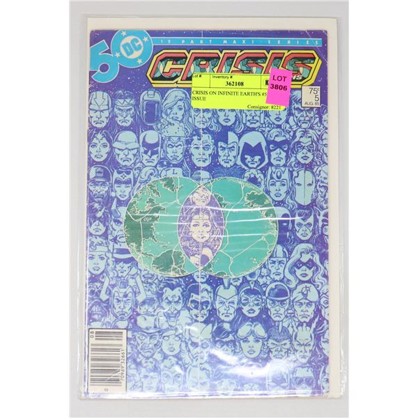 CRISIS ON INFINITE EARTH'S #5 KEY ISSUE
