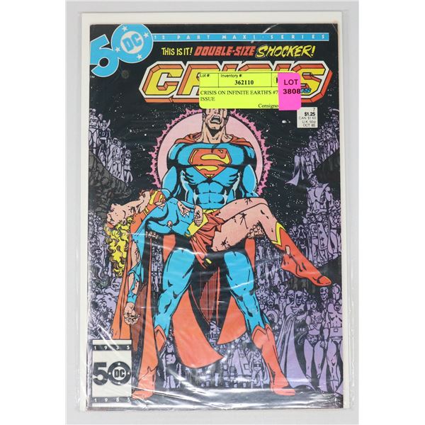 CRISIS ON INFINITE EARTH'S #7 KEY ISSUE