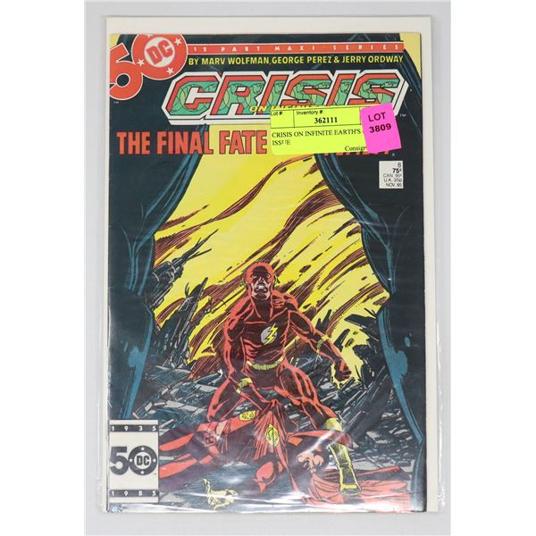 CRISIS ON INFINITE EARTH'S #8 KEY ISSUE