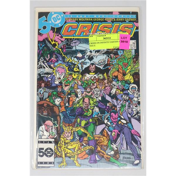 CRISIS ON INFINITE EARTH'S #9 KEY ISSUE