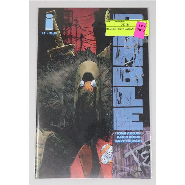RUMBLE #2 KEY VARIANT ISSUE