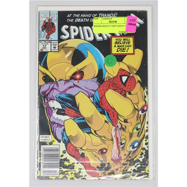 SPIDER-MAN #17 KEY ISSUE THANOS