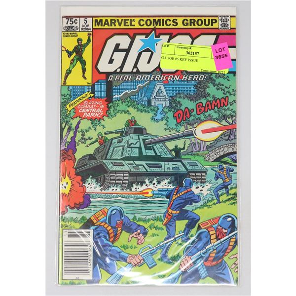G.I. JOE #5 KEY ISSUE