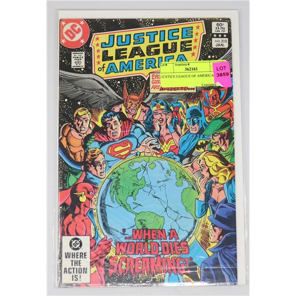 JUSTICE LEAGUE OF AMERICA #210