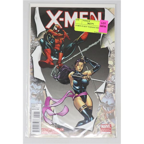 X-MEN #2 KEY VARIANT ISSUE