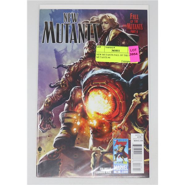 NEW MUTANTS FALL OF THE NEW MUTANTS #4