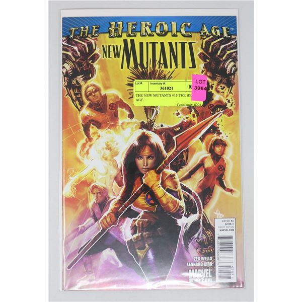 THE NEW MUTANTS #15 THE HEROIC AGE