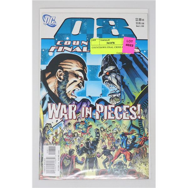 COUNTDOWN FINAL CRISIS #08