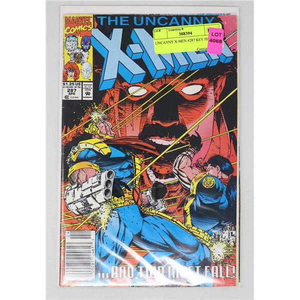 UNCANNY X-MEN #287 KEY ISSUE